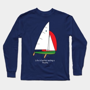 Thistle Sailboat Long Sleeve T-Shirt